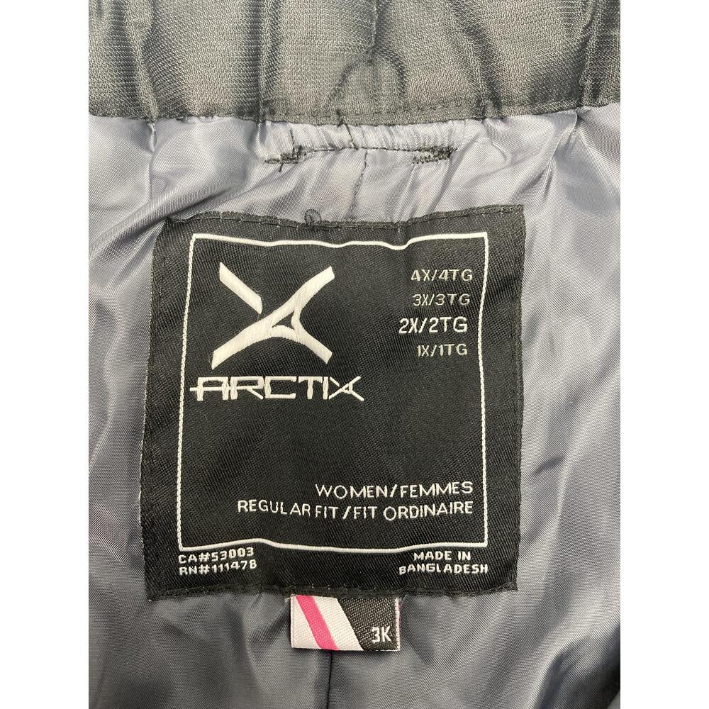 Arctix Women’s Snow Pants Black 1800X 3K Series Insulated Waterproof Ski 2X - Picture 4 of 10